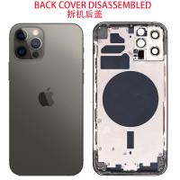 iPhone 12 Pro Back Cover + Frame Black Dissembled Grade B