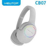 NEWTOP CB07 CUFFIE STEREO WIRELESS RGB BIANCO