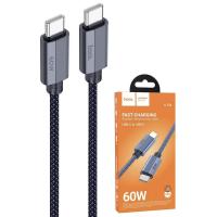 ​USB-C to USB-C Cable Hoco U134 60W 3A 1.2m Dark Blue in Blister