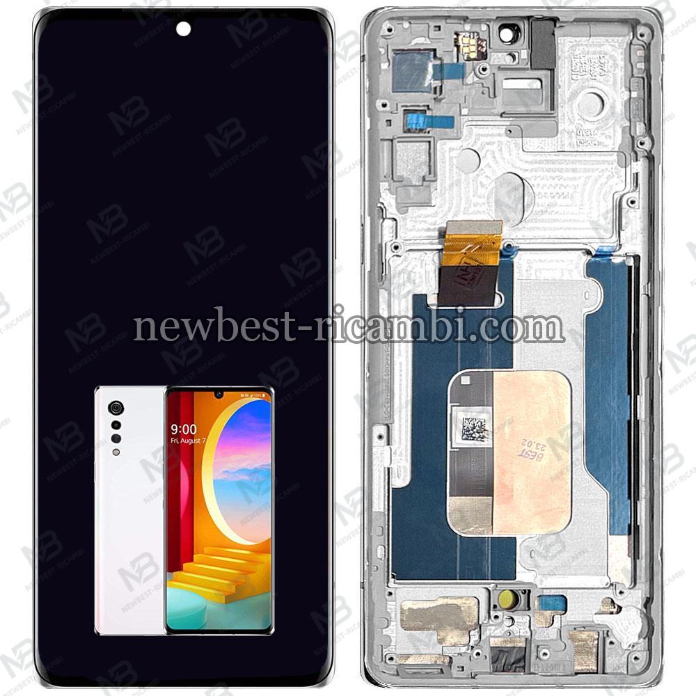 LG Velvet Touch + Lcd + Frame White Original