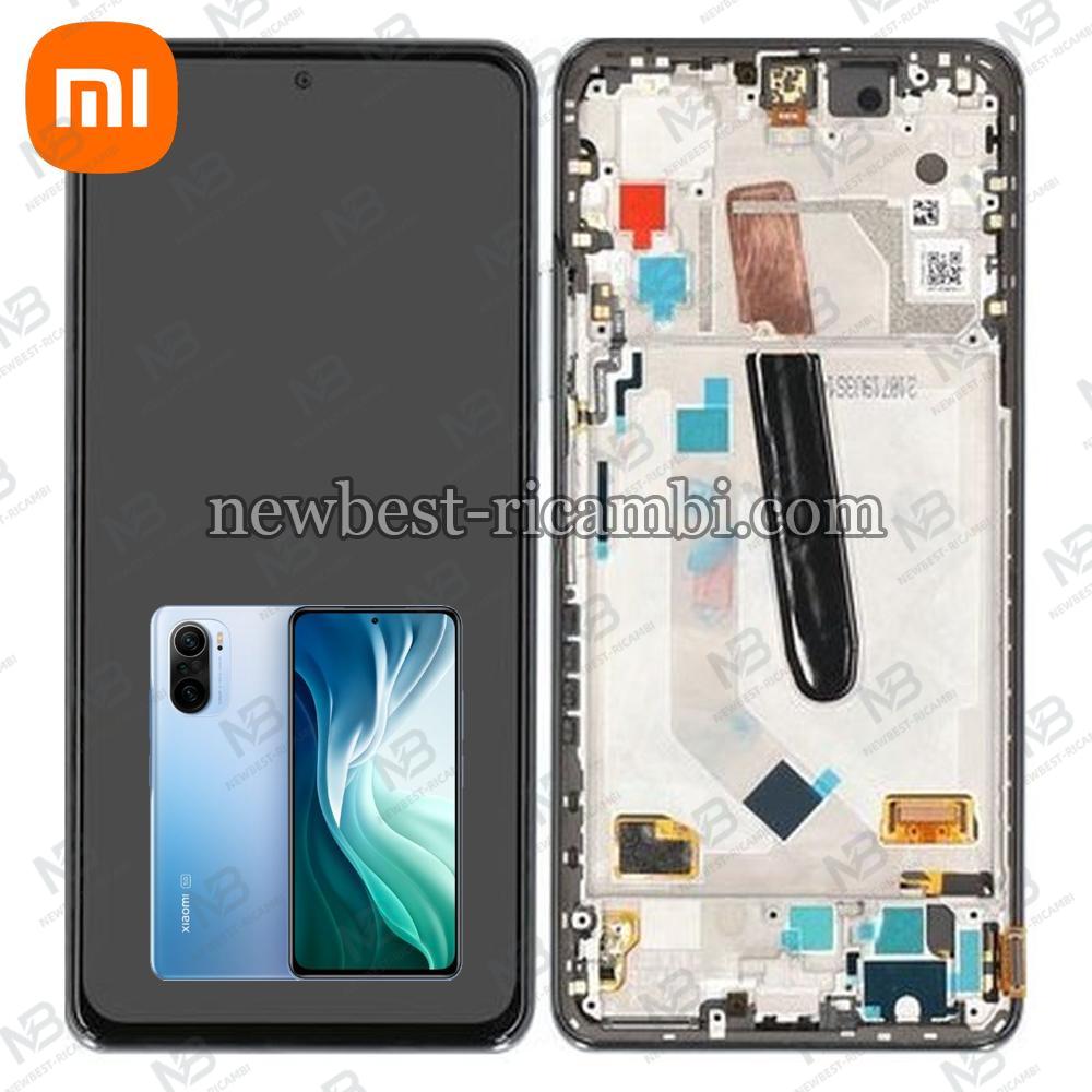 Xiaomi Poco F3 / Mi 11i / Mi 11X / Mi 11X Pro Touch + Lcd + Frame Blue Service Pack