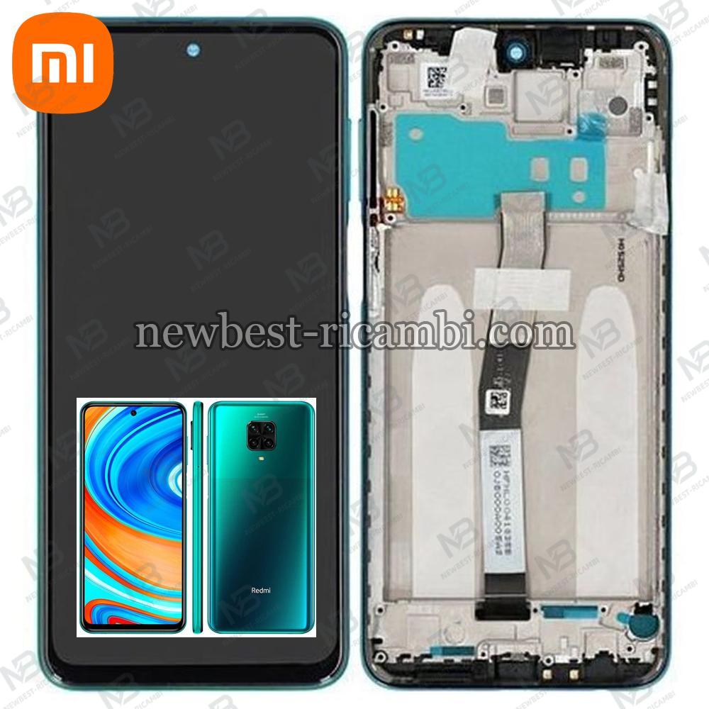 Xiaomi Redmi Note 9s / 9 pro Touch+Lcd+Frame Green Service Pack