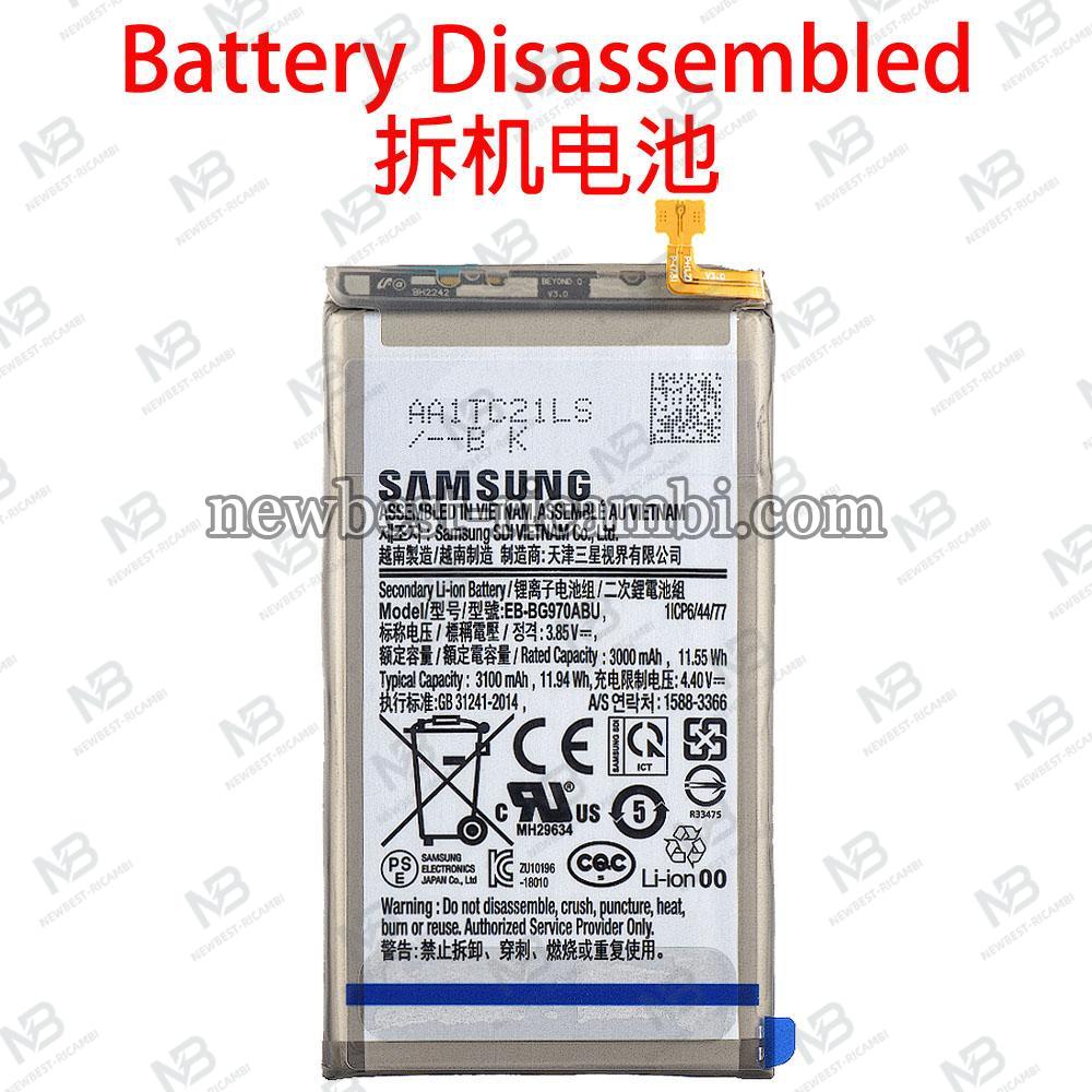 Samsung Galaxy G970 Battery EB-BG970ABU Disassemble From New Phone A
