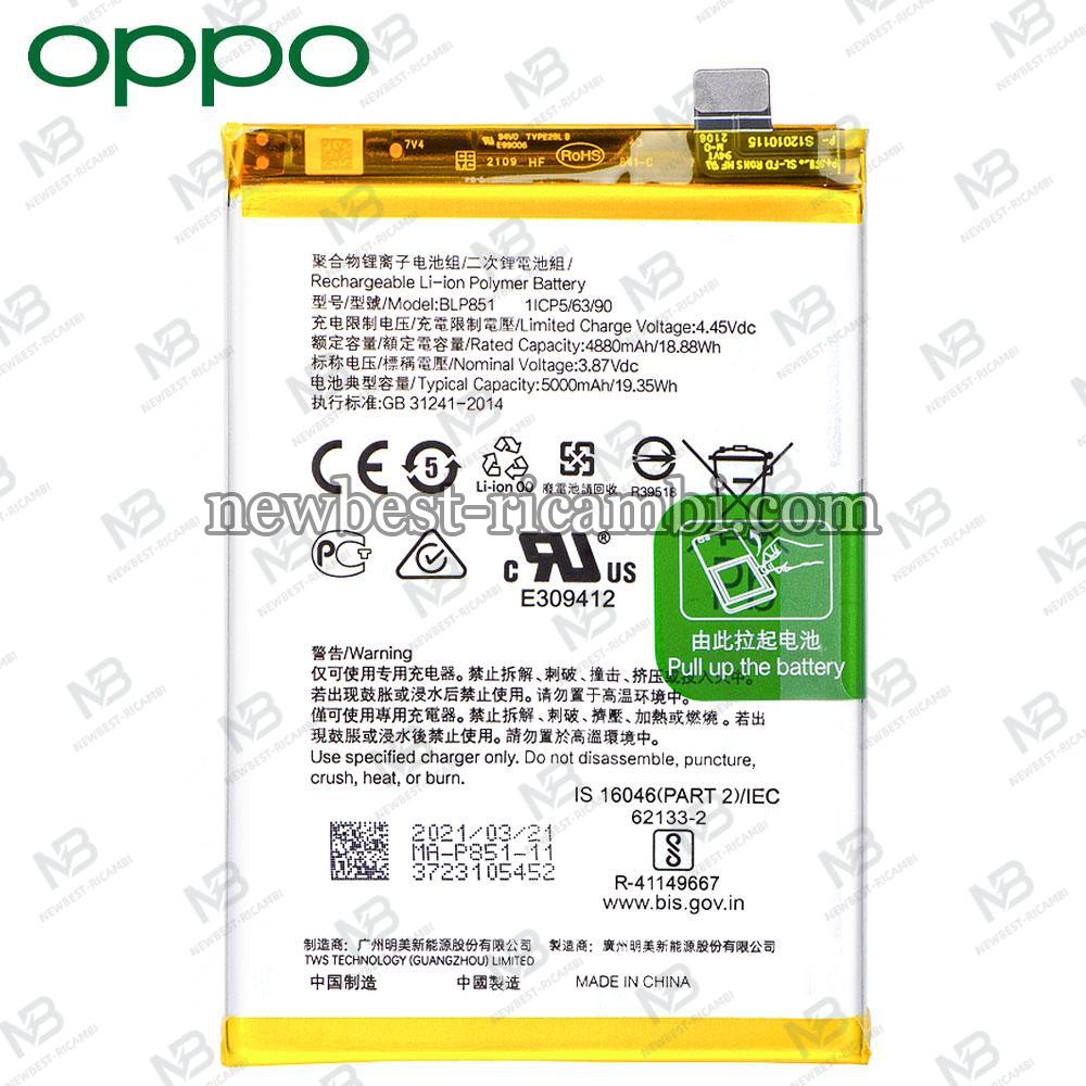 Oppo A74 4G (CPH2219) BLP851 Battery Service Pack