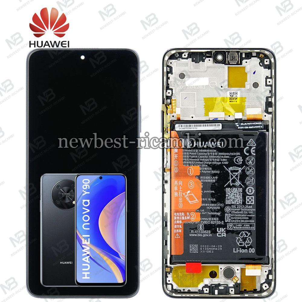 Huawei Nova Y90 (CTR-LX1) Touch + Lcd + Frame + Battery Black Service Pack