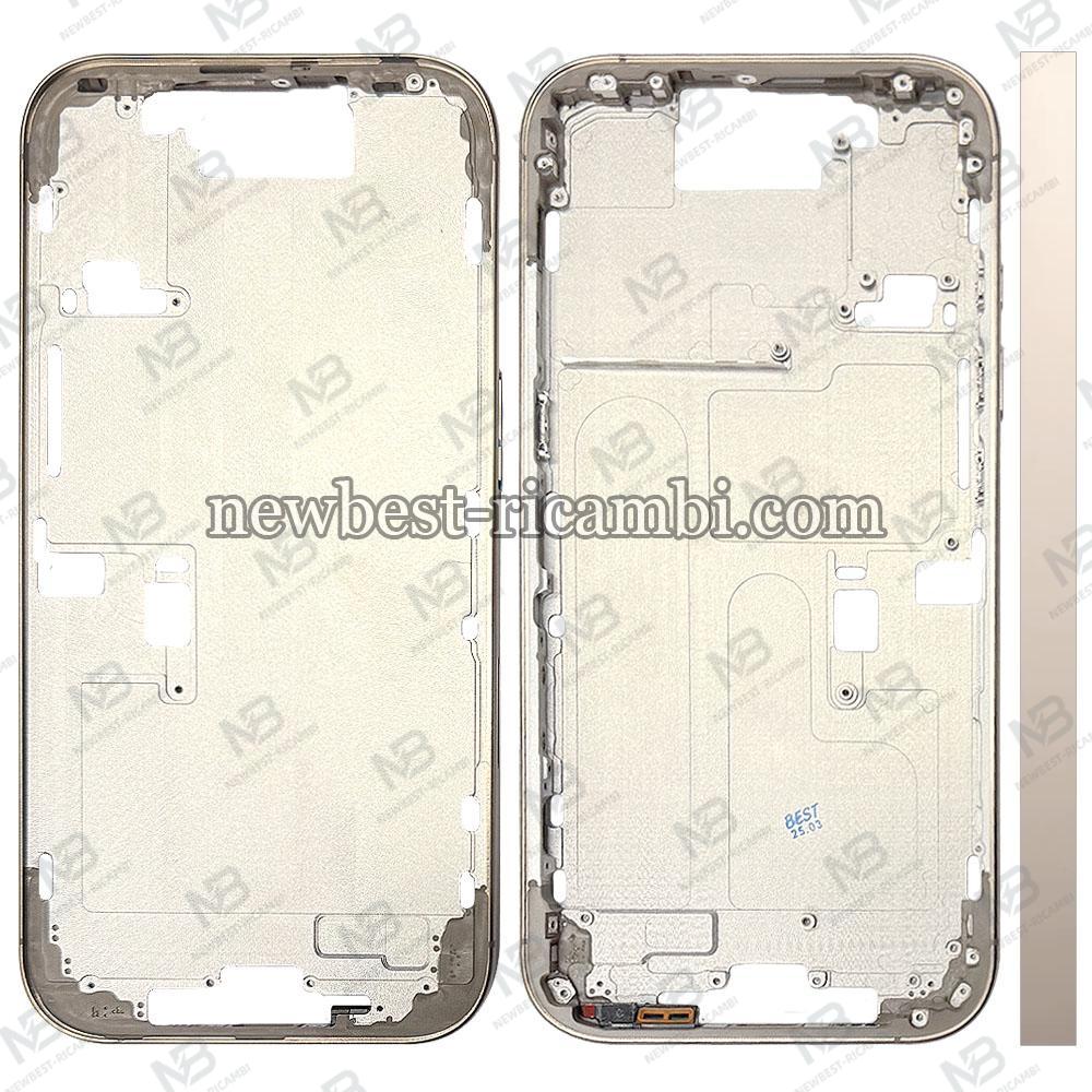 iPhone 16 Pro Middle Frame + Side Key Desert Titanium