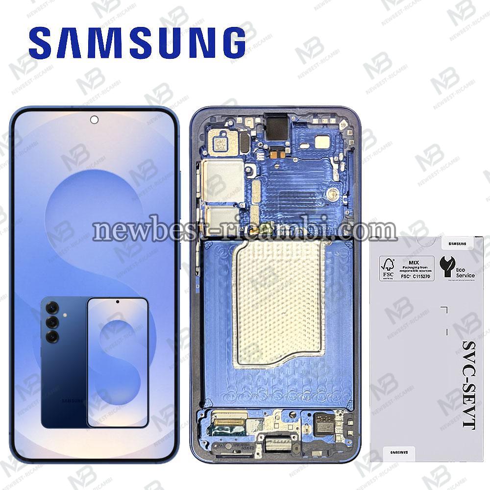 Samsung Galaxy S25 S931 Touch + Lcd + Frame Navy Blue Service Pack