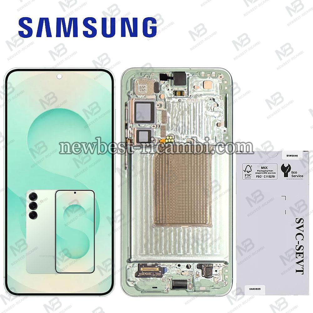 Samsung Galaxy S25+ S936 Touch + Lcd + Frame Mint Green Service Pack