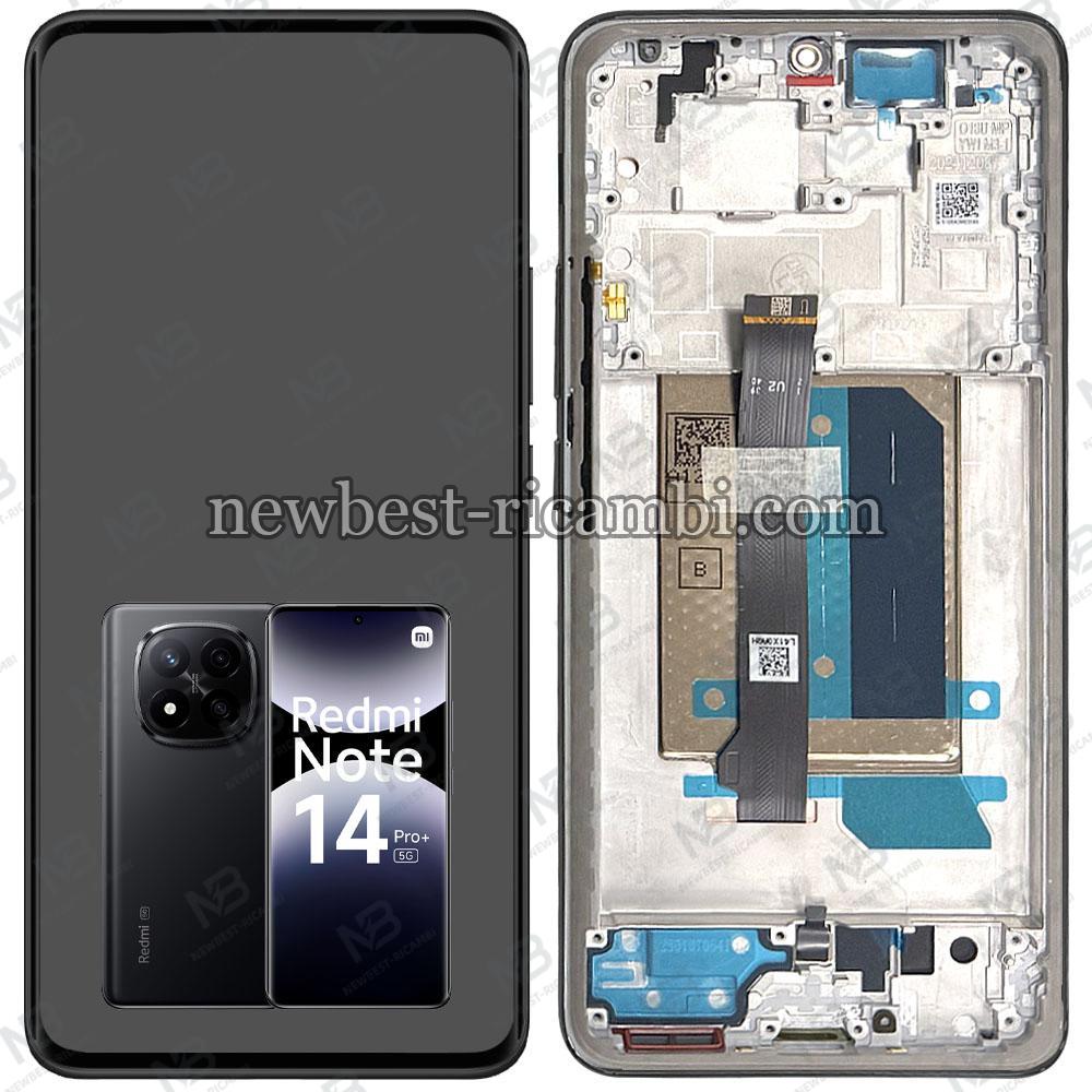 Xiaomi Redmi Note 14 Pro+ 5G Touch + Lcd + Frame Black