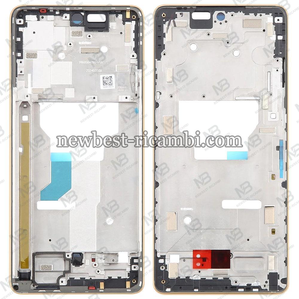 Motorola Moto G Stylus 5G (2024) XT2419-1 / XT2419-2 Display Support Frame Gold