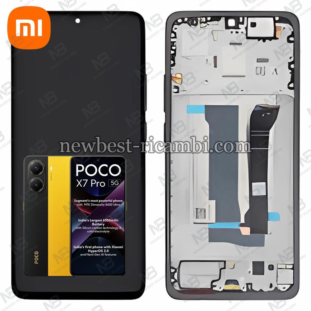 Xiaomi Poco X7 Pro 5G Touch + Lcd + Frame Yellow Service Pack