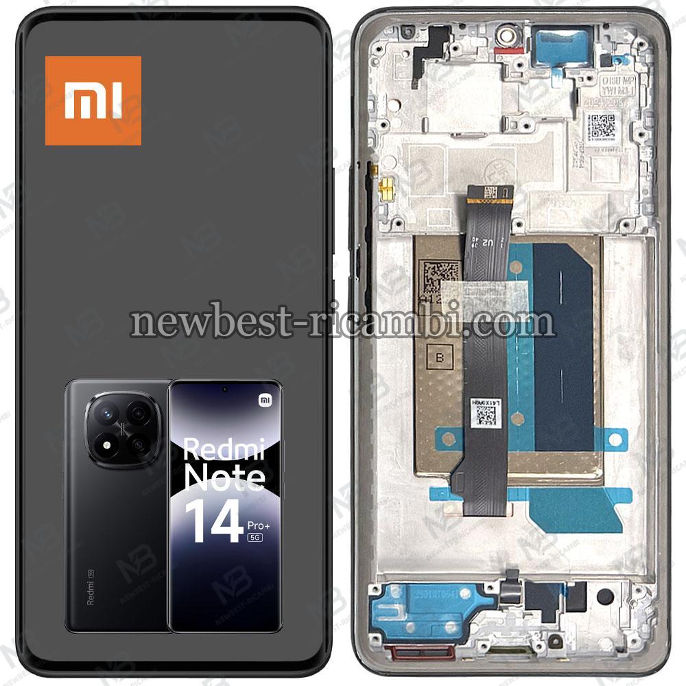 Xiaomi Redmi Note 14 Pro+ 5G Touch + Lcd + Frame Black Service Pack