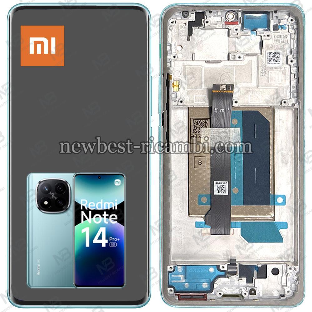 Xiaomi Redmi Note 14 Pro+ 5G Touch + Lcd + Frame Blue Service Pack