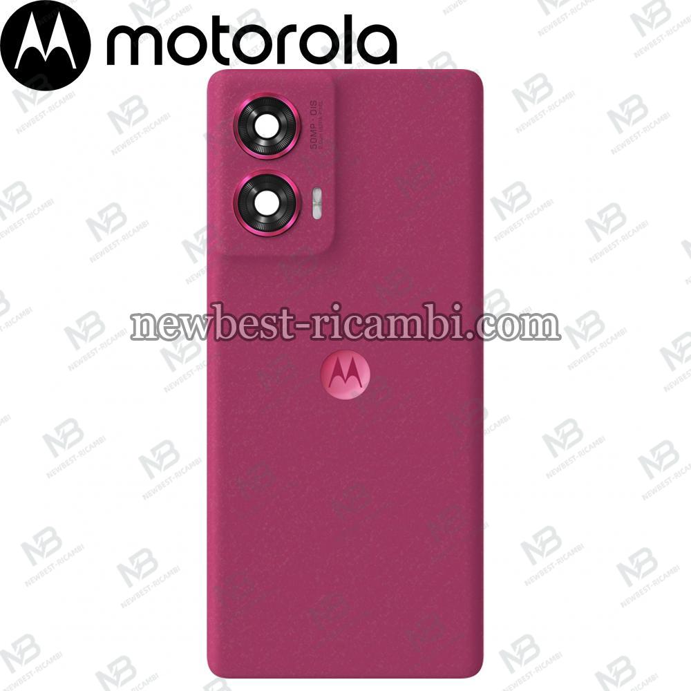 Motorola Edge 50 5G Fusion Back Cover + Camera Glass Pink Service Pack