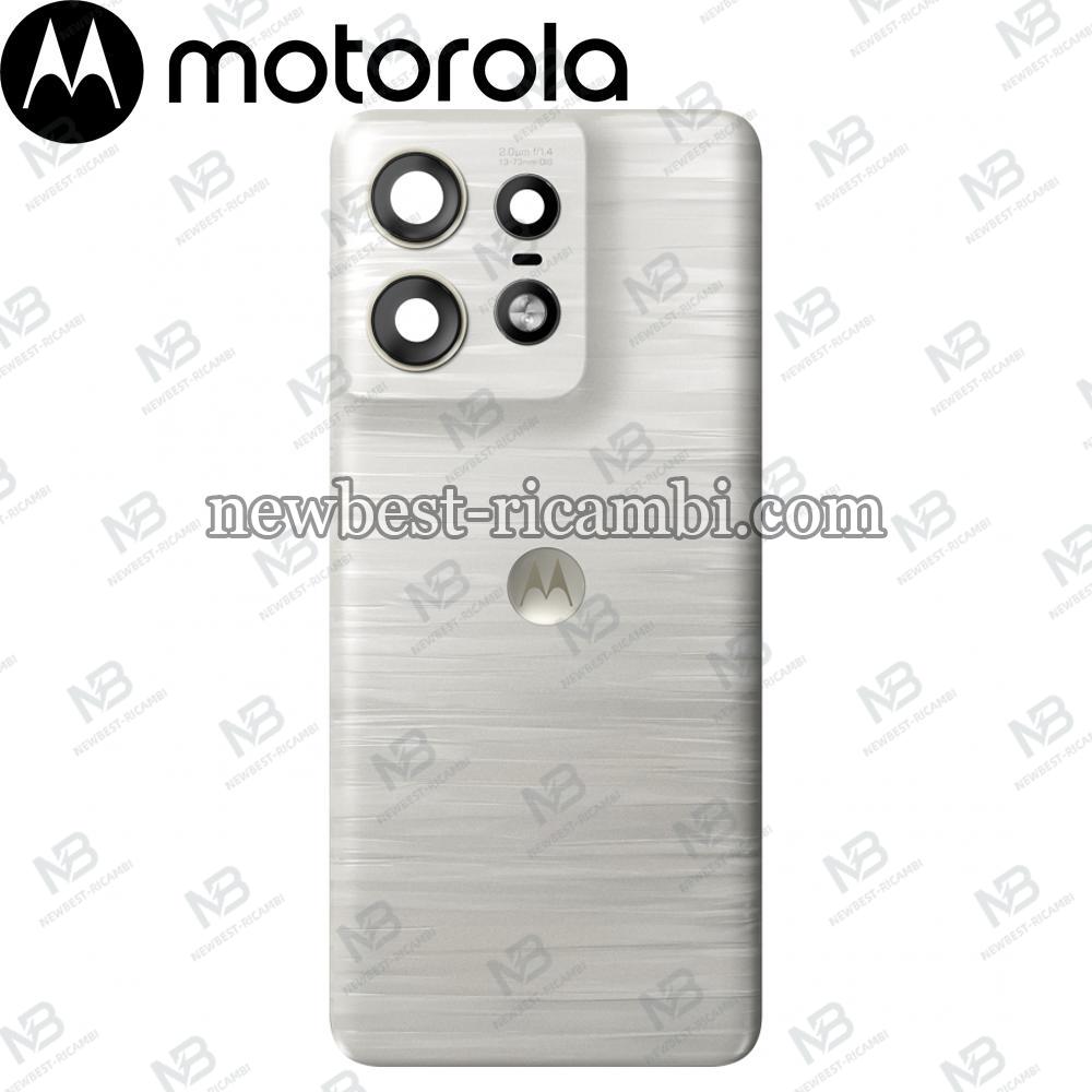 Motorola Edge 50 Pro 5G XT2403 Back Cover + Camera Glass Moonlight Pearl Service Pack