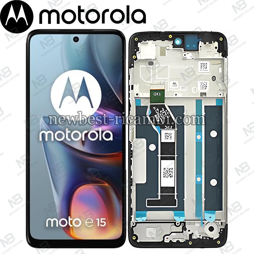 Motorola E15 4G (XT2523) Touch + Lcd + Frame Service Pack