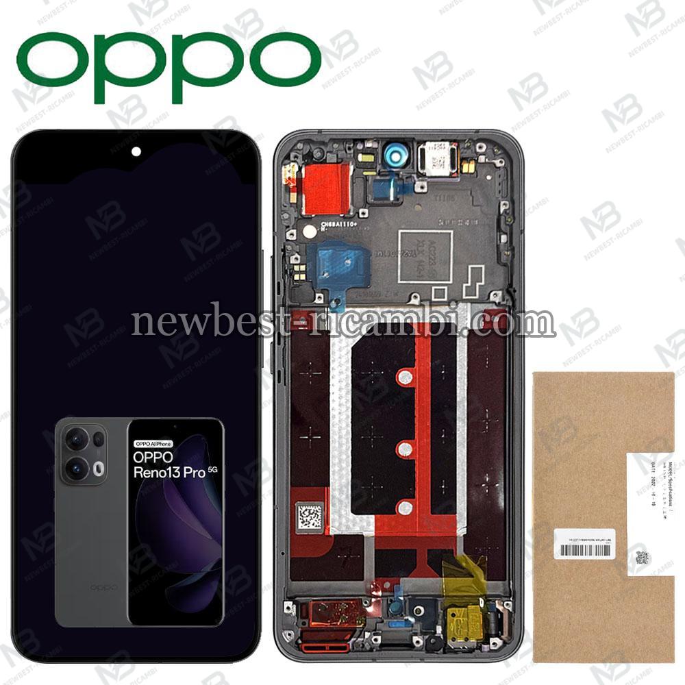 Oppo Reno 13 Pro 5G (CPH2697) Touch + Lcd + Frame Graphite Grey Service Pack