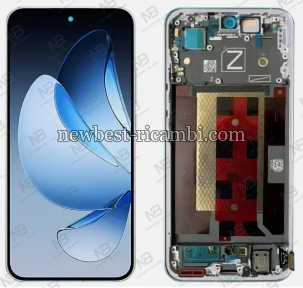Oppo Reno 13 5G (CPH2689) Touch + Lcd + Frame Blue Service Pack