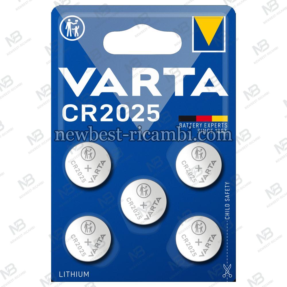 Lithium Button Cell Varta CR2025 5-Pack In Blister