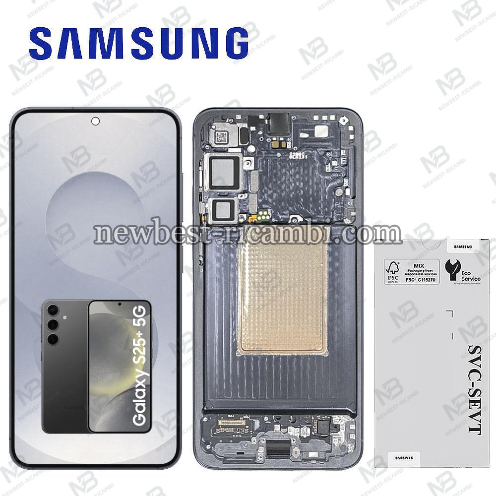 Samsung Galaxy S25+ S936 Touch + Lcd + Frame Blue / Black Service Pack