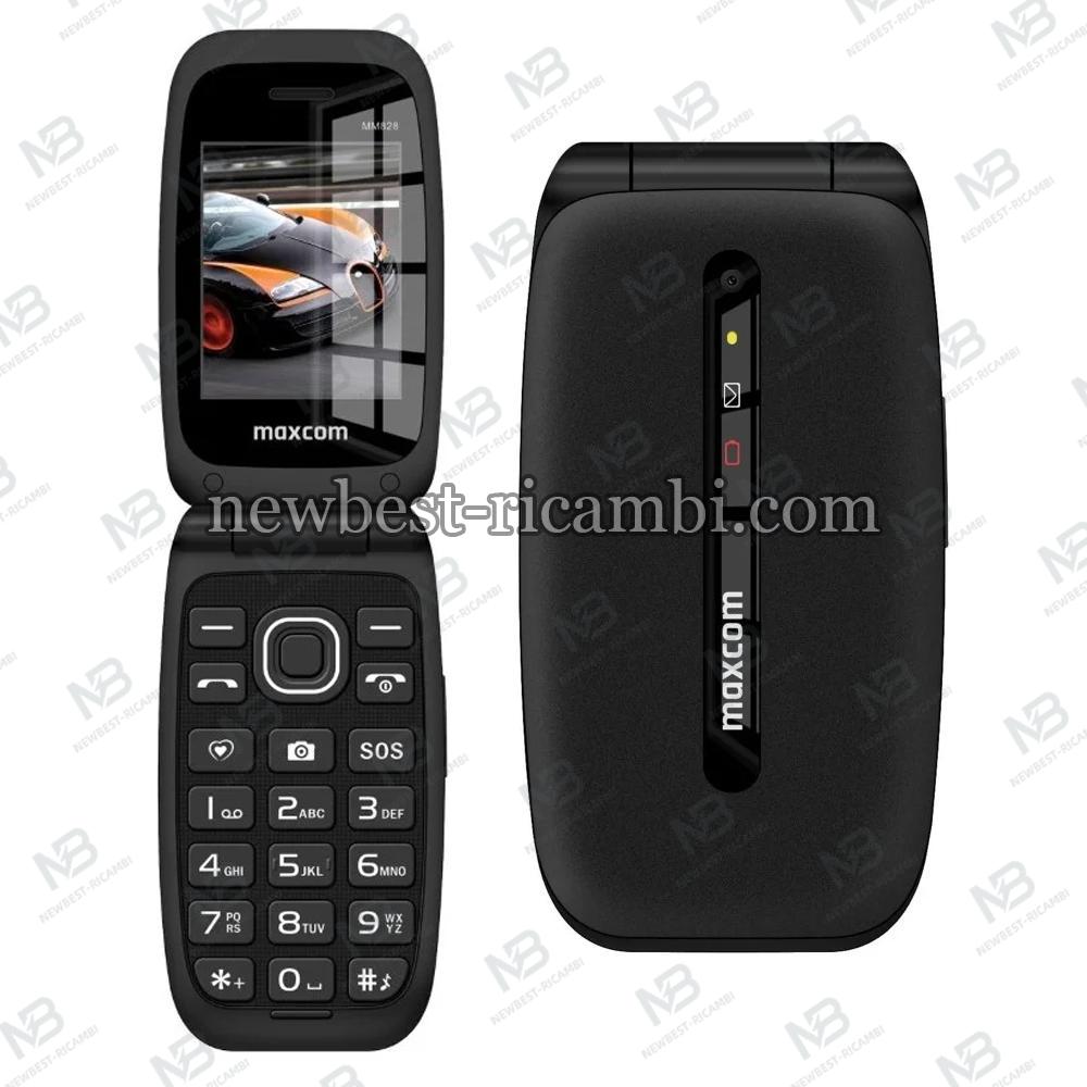 MAXCOM Comfort MM828 4G Flip Phone Black In Blister
