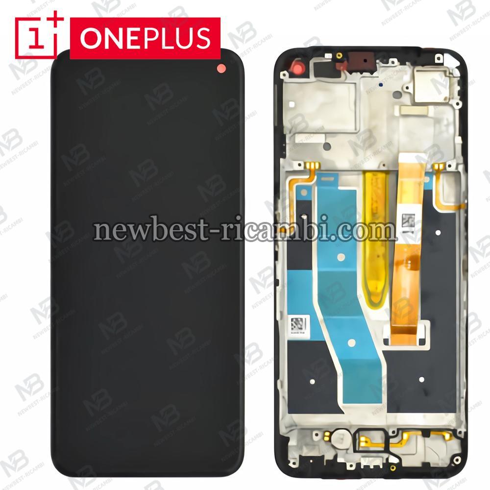 One Plus Nord Ce 2 Lite 5G / CPH2409 Touch + Lcd + Frame Black Service Pack