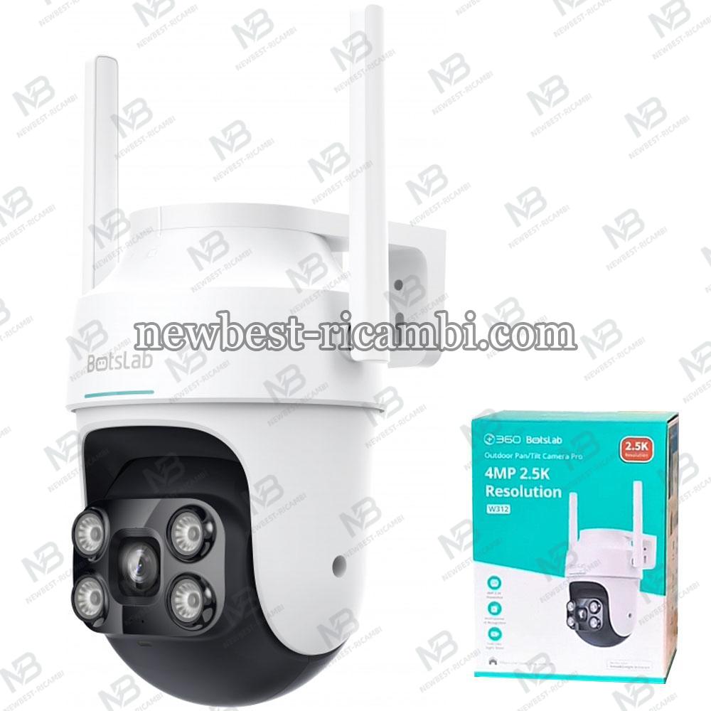 Home Security Camera Botslab Pro W312, Wi-Fi 2.5K IP66 Outdoor White in Blister