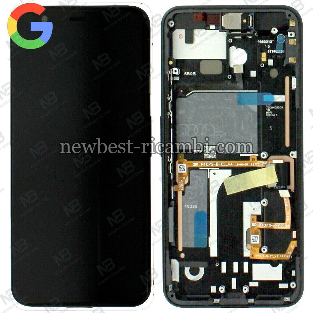 Google Pixel 4 Touch + Lcd + Frame Black Service Pack