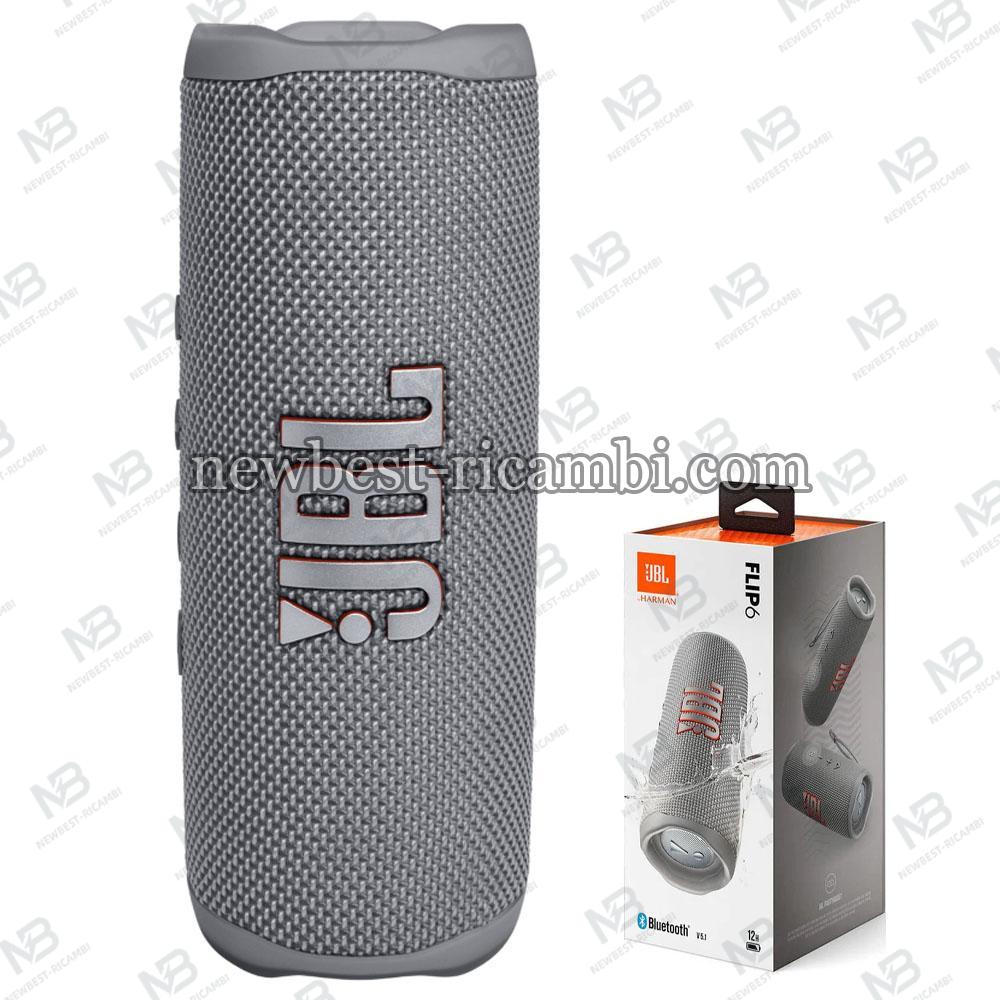 Bluetooth Speaker JBL Flip 6  30W  PartyBoost  MultiPoint  Waterproof  Grey JBLFLIP6GREY in Blister