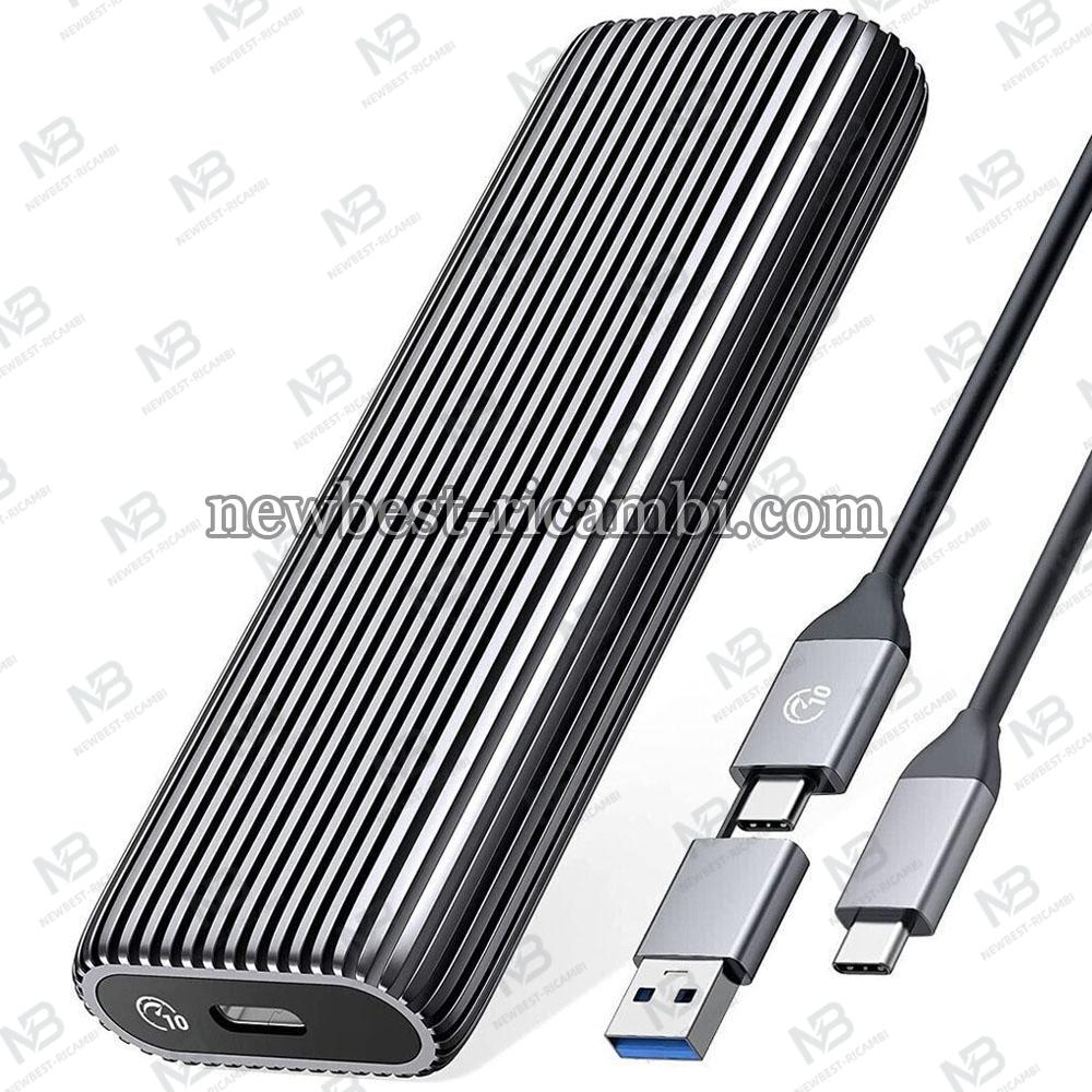 SSD Enclosure Orico AM2C3-G2 for SATA M.2 NVMe Grey in Blister