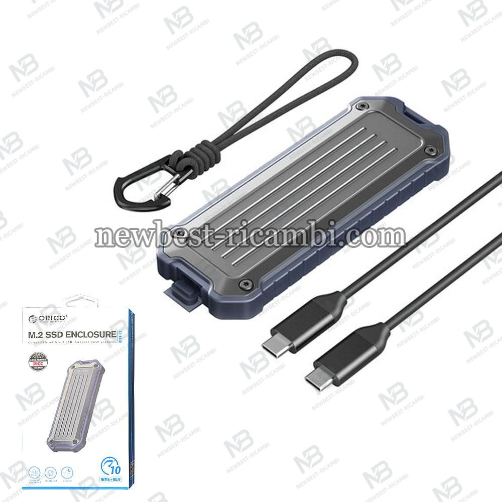 SSD Enclosure Orico OTPX-G2 for SATA M.2 NVMe Grey in Blister
