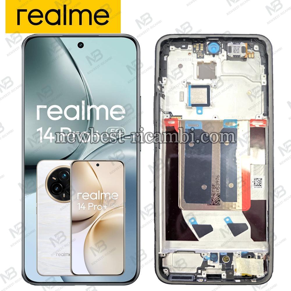Realme 14 Pro+ 5G (RMX5050) Touch + Lcd + Frame Gold Service Pack