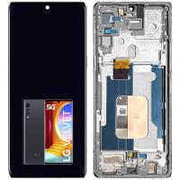LG Velvet Touch + Lcd + Frame Black Original