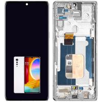 LG Velvet Touch + Lcd + Frame White Original