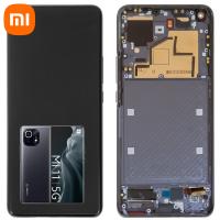 Xiaomi Mi 11 5G Touch+Lcd+Frame Gray/Black Service Pack