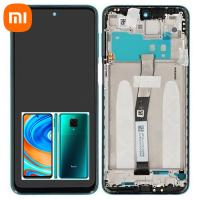 Xiaomi Redmi Note 9s / 9 pro Touch+Lcd+Frame Green Service Pack