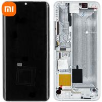 Xiaomi Mi Note 10 / Pro / Lite Touch + Lcd + Frame White Service Pack