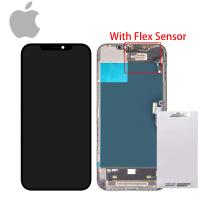 iPhone 12 / iPhone 12 Pro Touch + Lcd + Frame + Speck Black Service Pack