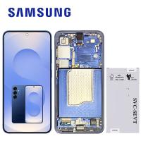 Samsung Galaxy S25 S931 Touch + Lcd + Frame Navy Blue Service Pack