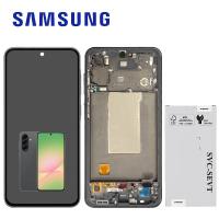 Samsung Galaxy A56 5G A566B Touch + Lcd + Frame Black Service Pack
