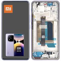 Xiaomi Redmi Note 14 Pro+ 5G Touch + Lcd + Frame Purple Service Pack