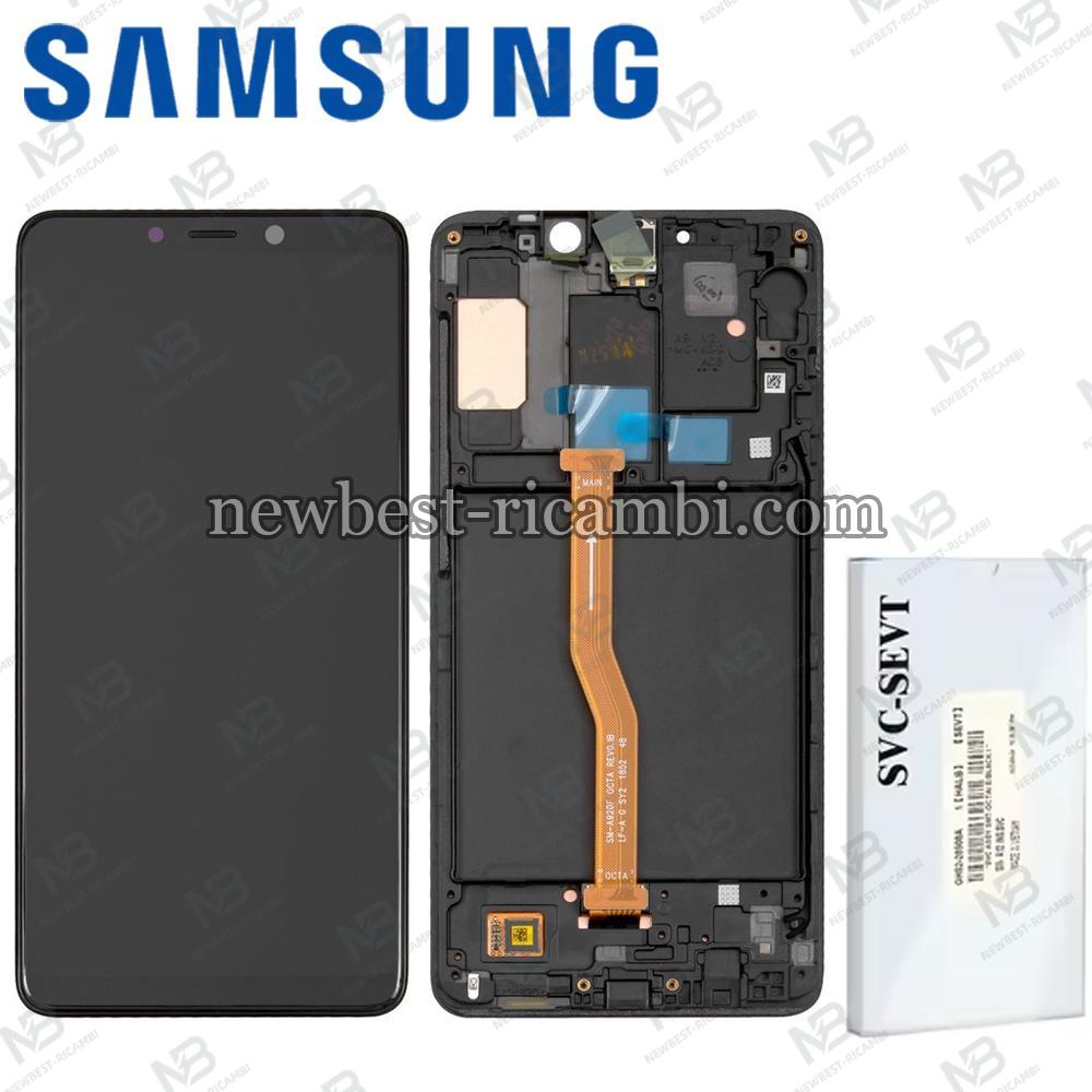 Samsung A9 2018 A920f Touch + Lcd + Frame Black Service Pack