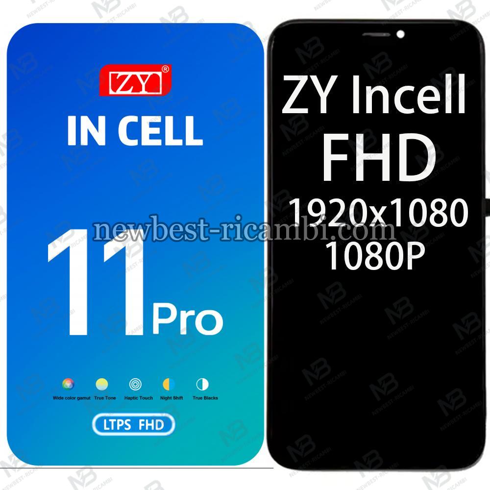 iPhone 11 Pro Touch+Lcd+Frame Black ZY Incell FHD 1920x1080 1080P