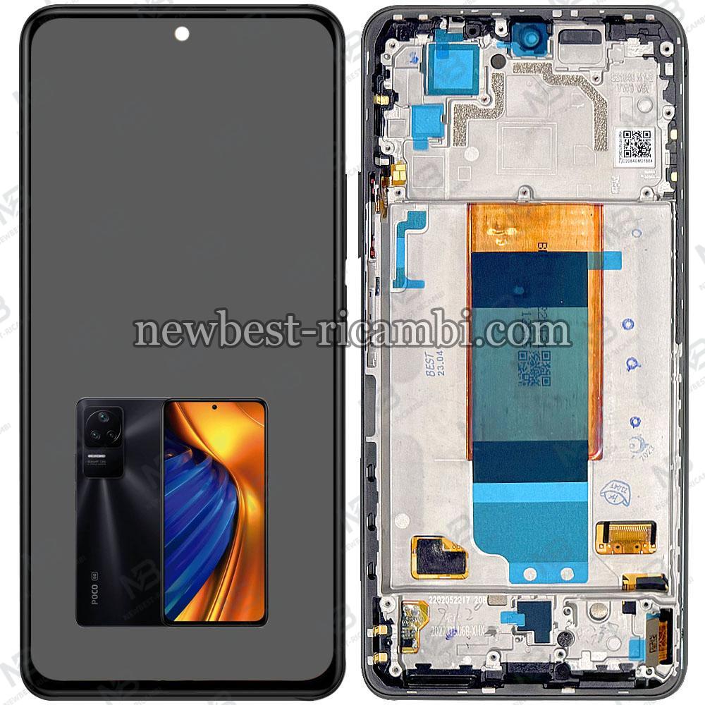 Xiaomi Poco F4 (22021211RG) Touch + Lcd + Frame Black Original