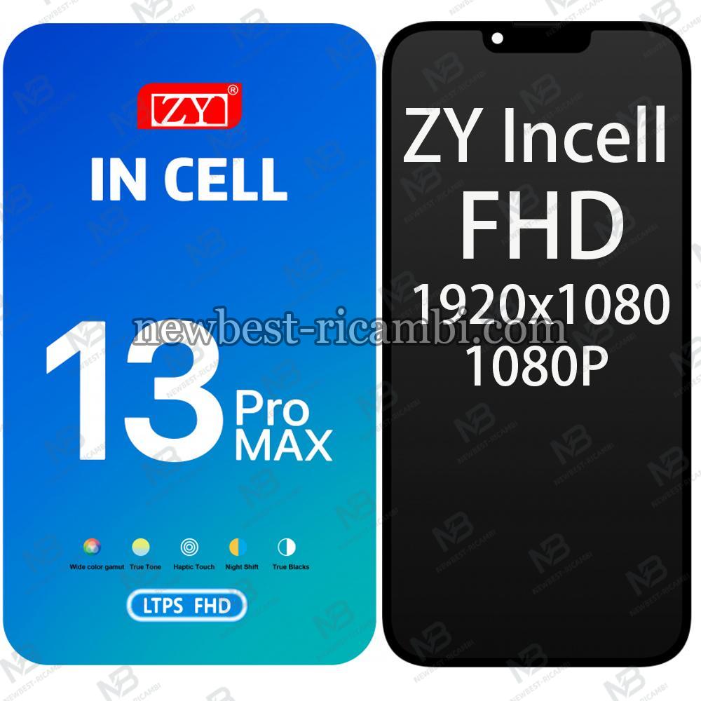 iPhone 13 Pro Max Touch + Lcd + Frame Black ZY Incell FHD 1920x1080 1080P