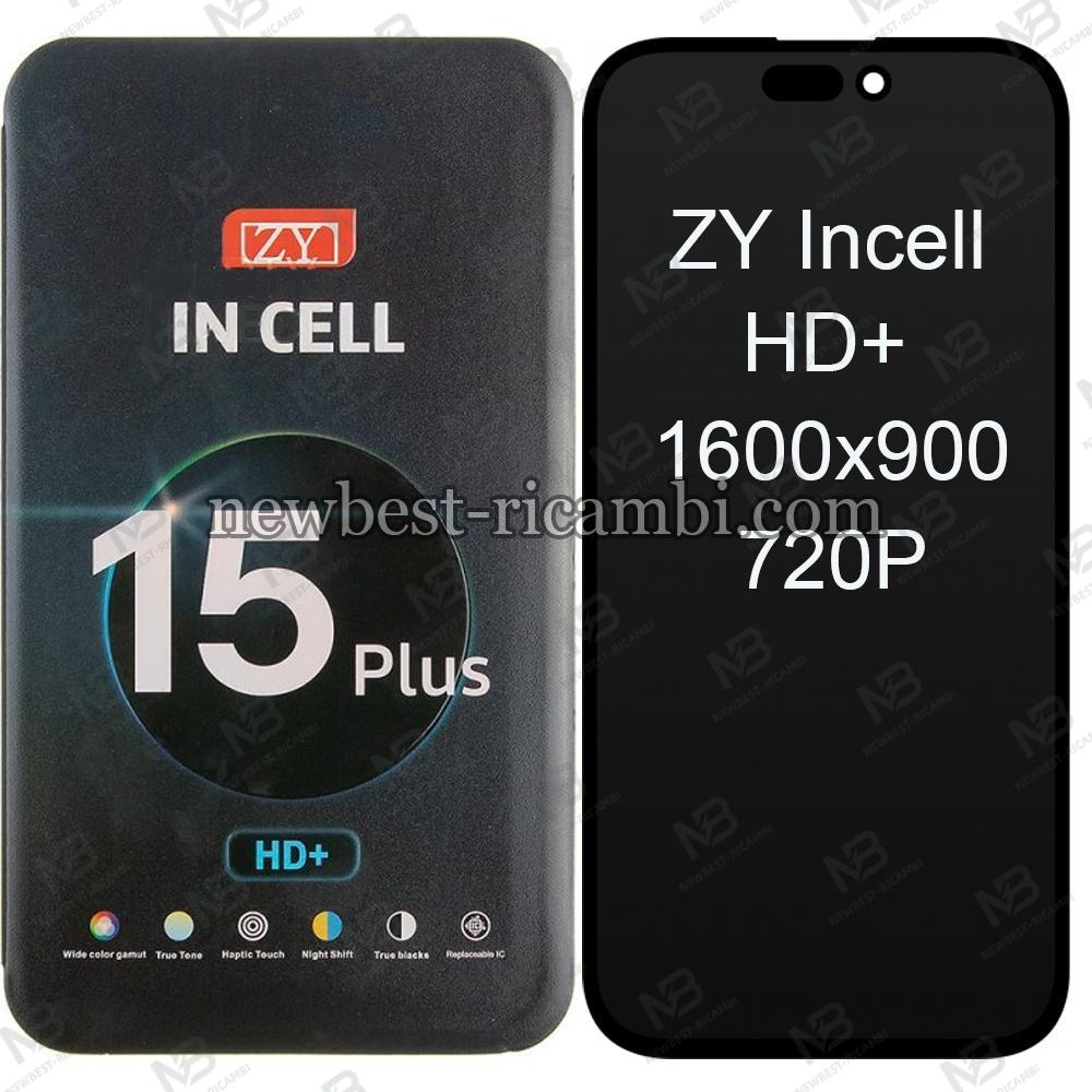 iPhone 15 Plus Touch + Lcd + Frame Black ZY Incell HD+ 1600x900 720P