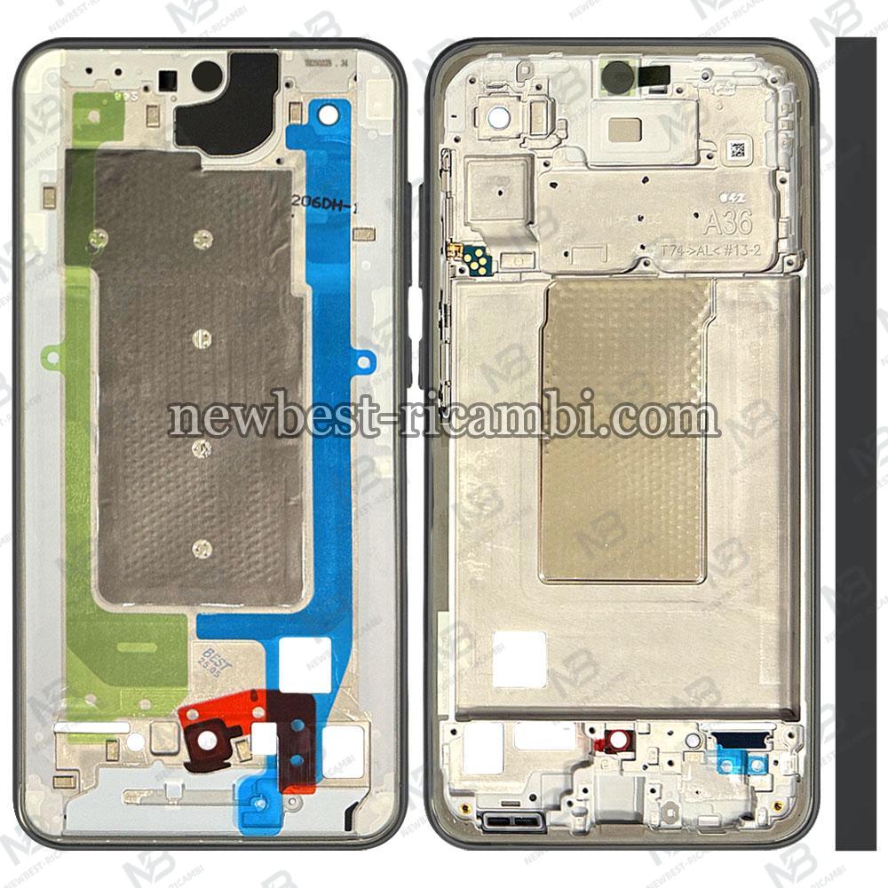 Samsung Galaxy A36 5G A366B Frame B + Side Key Black