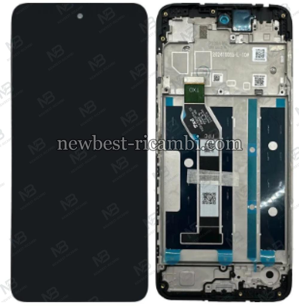 Motorola E15 4G (XT2523) Touch + Lcd + Frame Black
