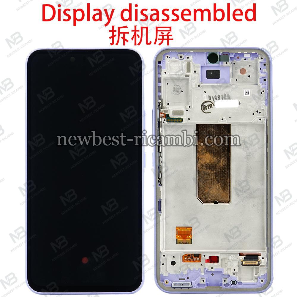 Samsung Galaxy A54 5G A546 Touch + Lcd + Frame Lavender Disassembled Like New