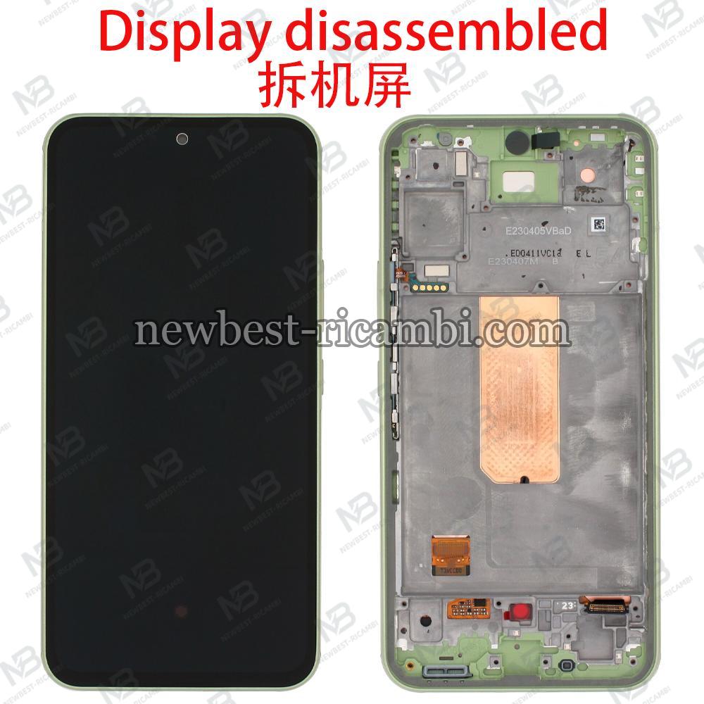 Samsung Galaxy A54 5G A546 Touch + Lcd + Frame Green Disassembled Like New